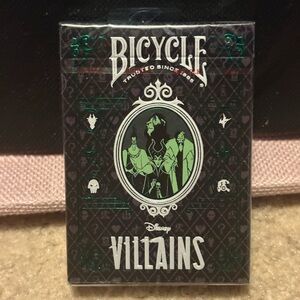 NWT Bicycle brand Disney Villains playing cards